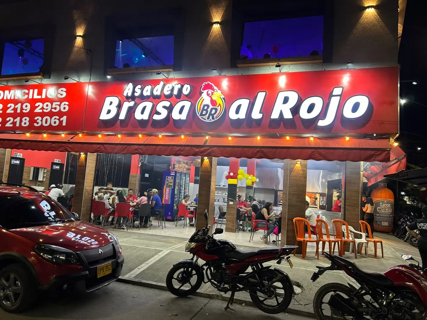 Portada de Brasa al rojo