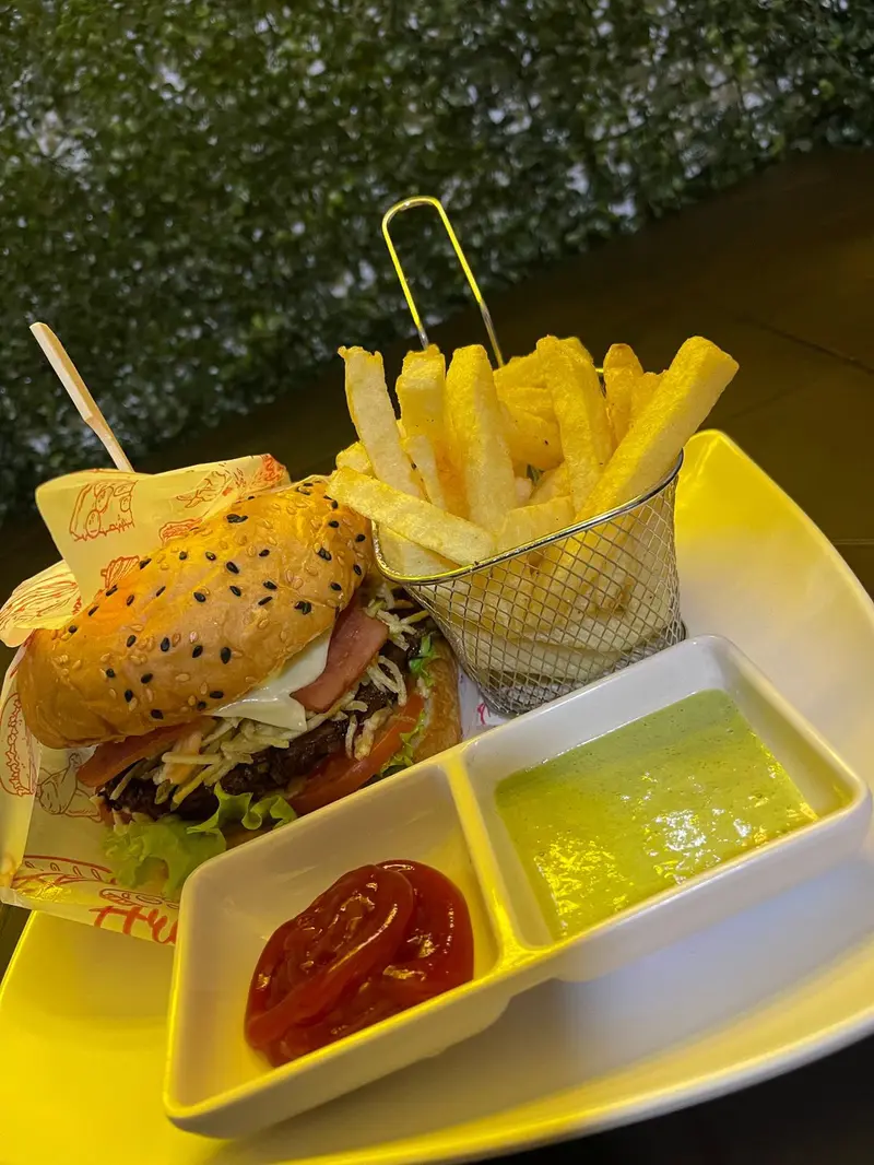 Hamburguesa de carne o pollo