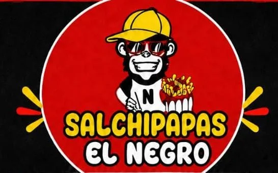 Logo de Salchipapas el Negro